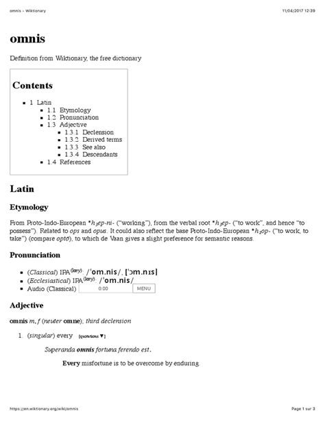 wiktionary latin omnis.
